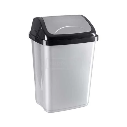 Plastic bin with rolling cap 8L
